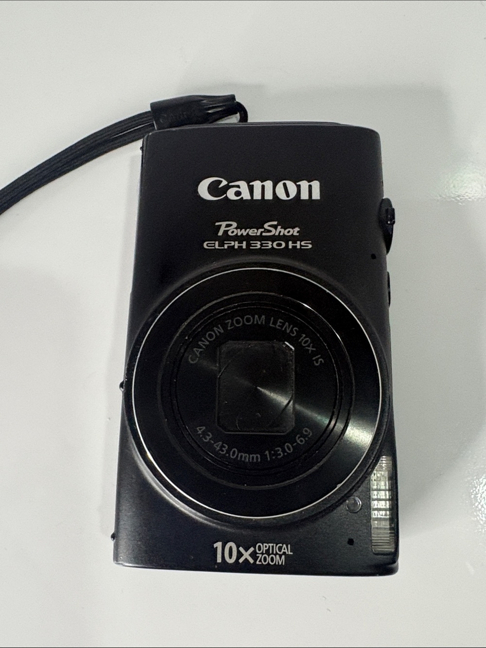 Canon PowerShot ELPH 330 HS Compact Black Digital Camera - Black